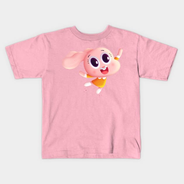 Bunny Kids T-Shirt by tribhuvansuthar